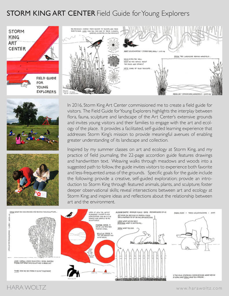 STORM KING ART CENTER Field Guide (PDF) - Hara Woltz